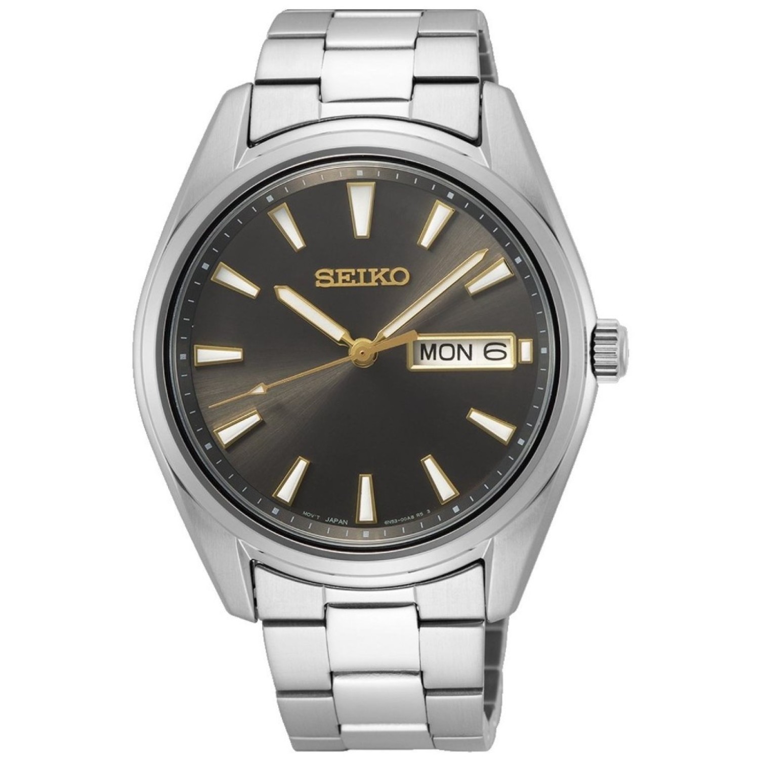 SUR343P Seiko Quartz Watch – Crafted for Precision & Style | Seiko Watches NZ SUR343P Seiko Men's Quartz Watch – Charcoal Dial, Sapphire Crystal, 100m Water Resistance