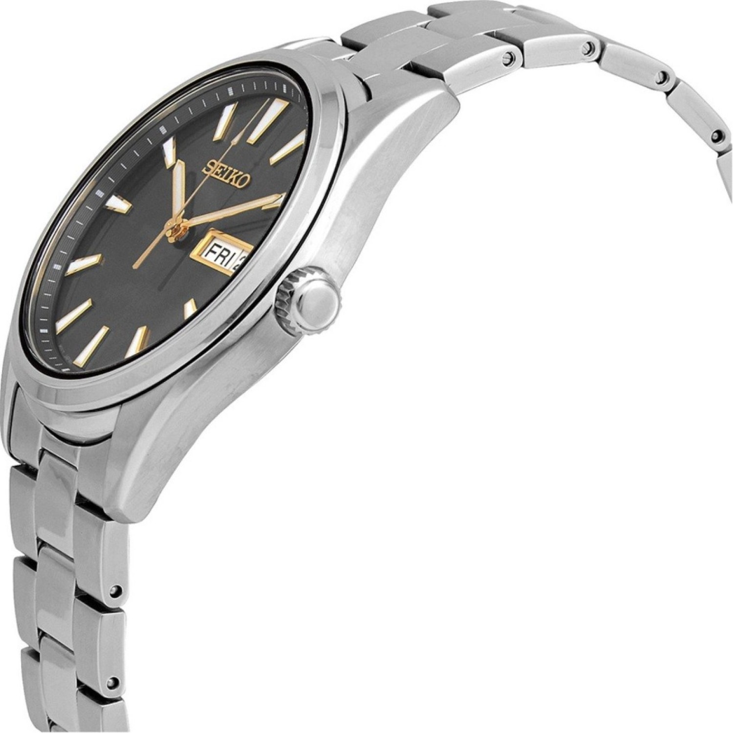 SUR343P Seiko Quartz Watch – Crafted for Precision & Style | Seiko Watches NZ SUR343P Seiko Men's Quartz Watch – Charcoal Dial, Sapphire Crystal, 100m Water Resistance