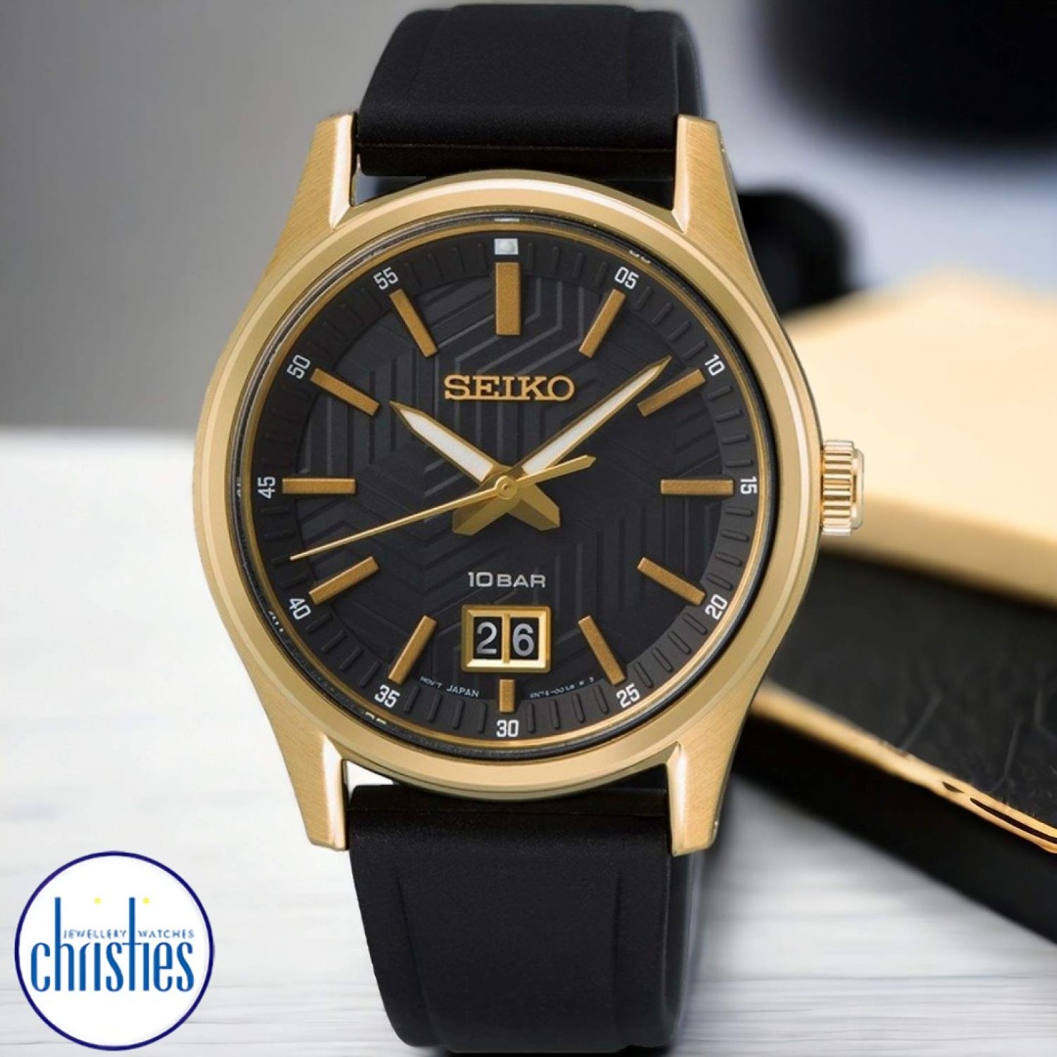 SUR450 Seiko Dress Analogue Watch SUR560P Seiko Watches NZ |  Seiko's commitment to craftsmanship ensures that each watch is made with precision and attention to detail.