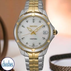 SUR594 Seiko Quartz 2-Tone Ladies Analogue Watch
