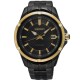SUR598P Seiko Coutura Analogue Watch – Seiko Watches NZ | Seiko's commitment to craftsmanship ensures that each watch is made with precision and attention to detail. SUR598P Seiko Coutura Analogue Watch by Seiko Watches NZ | Black casing and strap with gold bezel
