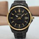 SUR598P Seiko Coutura Analogue Watch – Seiko Watches NZ | Seiko's commitment to craftsmanship ensures that each watch is made with precision and attention to detail. SUR598P Seiko Coutura Analogue Watch by Seiko Watches NZ | Black casing and strap with gold bezel
