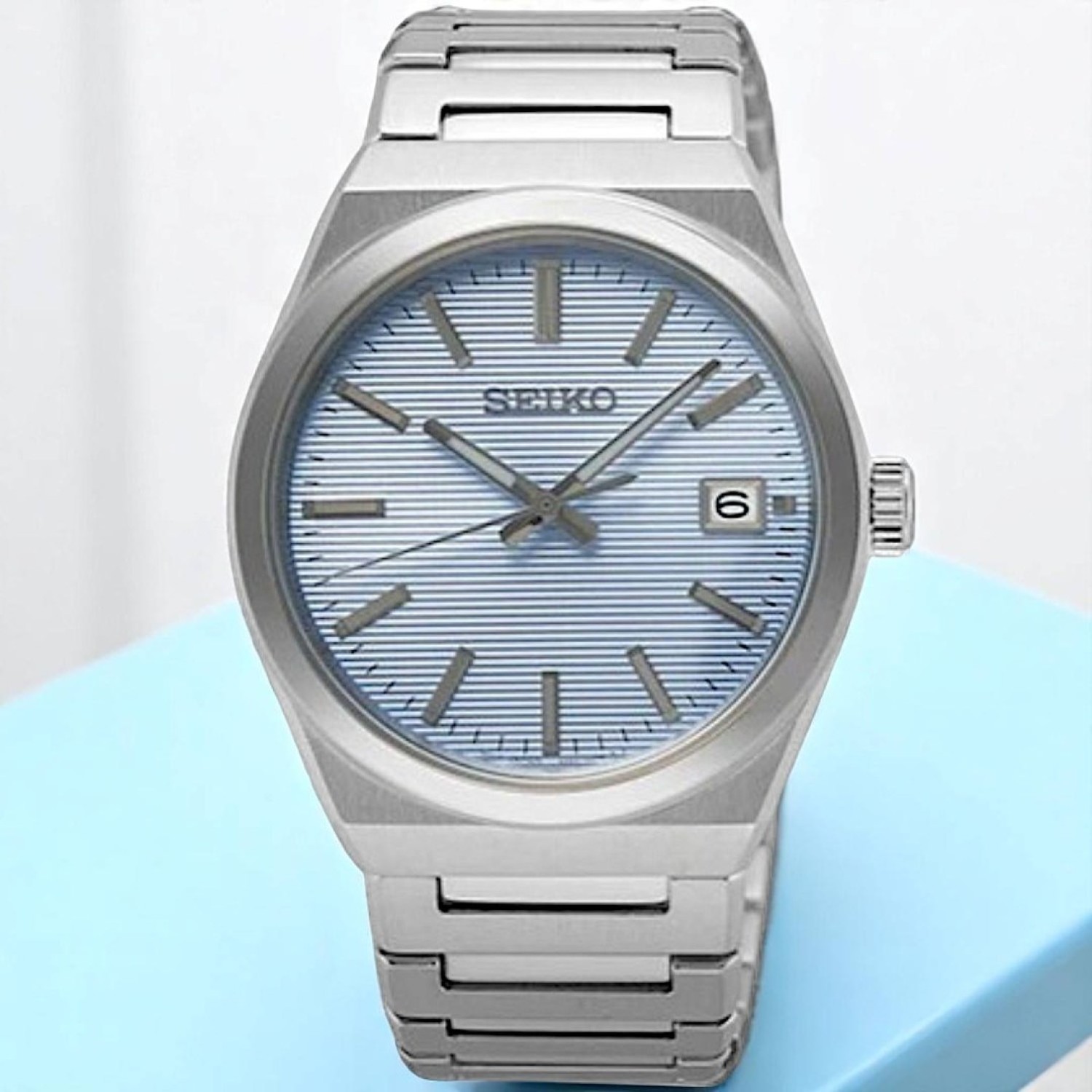 SUR599P Seiko Gents 100m Quartz Ice Blue Dial Watch – Seiko Watches NZ SUR599P Seiko Gents 100m Quartz Ice Blue Dial Watch by Seiko Watches NZ