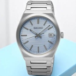 SUR599P Seiko Gents 100m Quartz Ice Blue Dial Watch