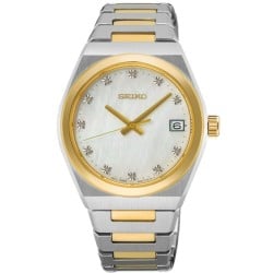 SUR604P Seiko Ladies Bi-Tone Watch – Diamond Accents