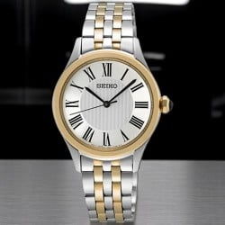 SUR612P Seiko Ladies Analogue Bi-Tone Watch