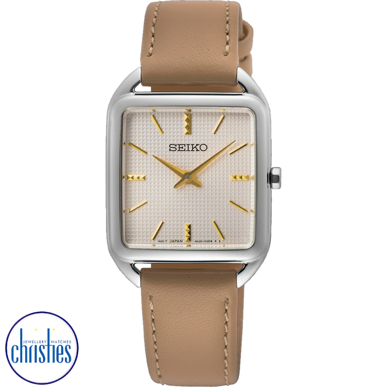 Christies Jewellery - SWR089P Seiko Ladies Conceptual Leather Strap Watches Auckland NZ SWR089P Seiko Ladies Conceptual Leather Strap SWR089P Seiko Watches NZ | Seiko's commitment to craftsmanship ensures that each watch is made with precision and attention to detail.