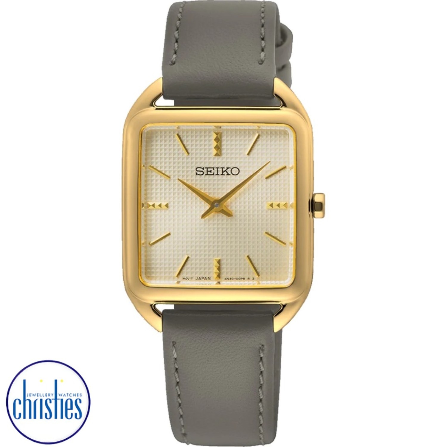 Christies Jewellery - SWR090P Seiko Ladies Conceptual Leather Strap Watches Auckland NZ SWR090P Seiko Ladies Conceptual Leather Strap SWR090P Seiko Watches NZ | Seiko's commitment to craftsmanship ensures that each watch is made with precision and attention to detail.
