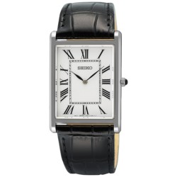 SWR103P Seiko Classic Roman Dial Leather Strap Watch