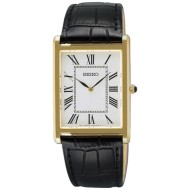 SWR104P Seiko Classic Roman Dial Leather Strap Watch