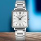 SWR111P Seiko Ladies Analogue Square Watch by Seiko Watches NZ |  Seiko's commitment to craftsmanship ensures that each watch is made with precision and attention to detail.