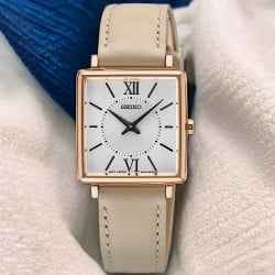 SWR114P Seiko Ladies Analogue Square Watch