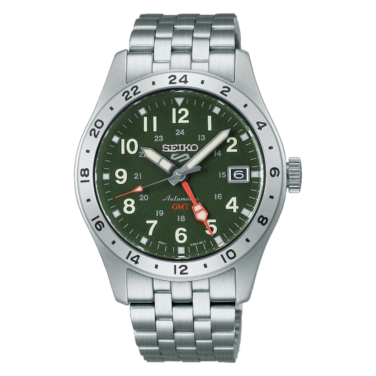 Seiko 5 Sports HDB001K HDB001K1 GMT Field — Christies NZ Seiko 5 Sports GMT Field Series HDB001K / HDB001 Watch