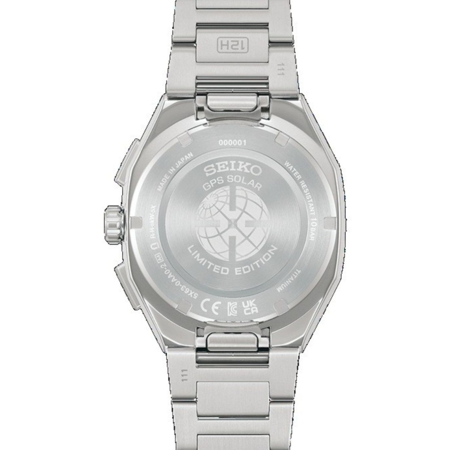 Seiko Astron HAB004J-HAB004J1 Limited Edition – Silver Textured Dial Seiko Astron HAB004J HAB004J1 145th Anniversary Limited Edition GPS Solar watch with titanium bracelet