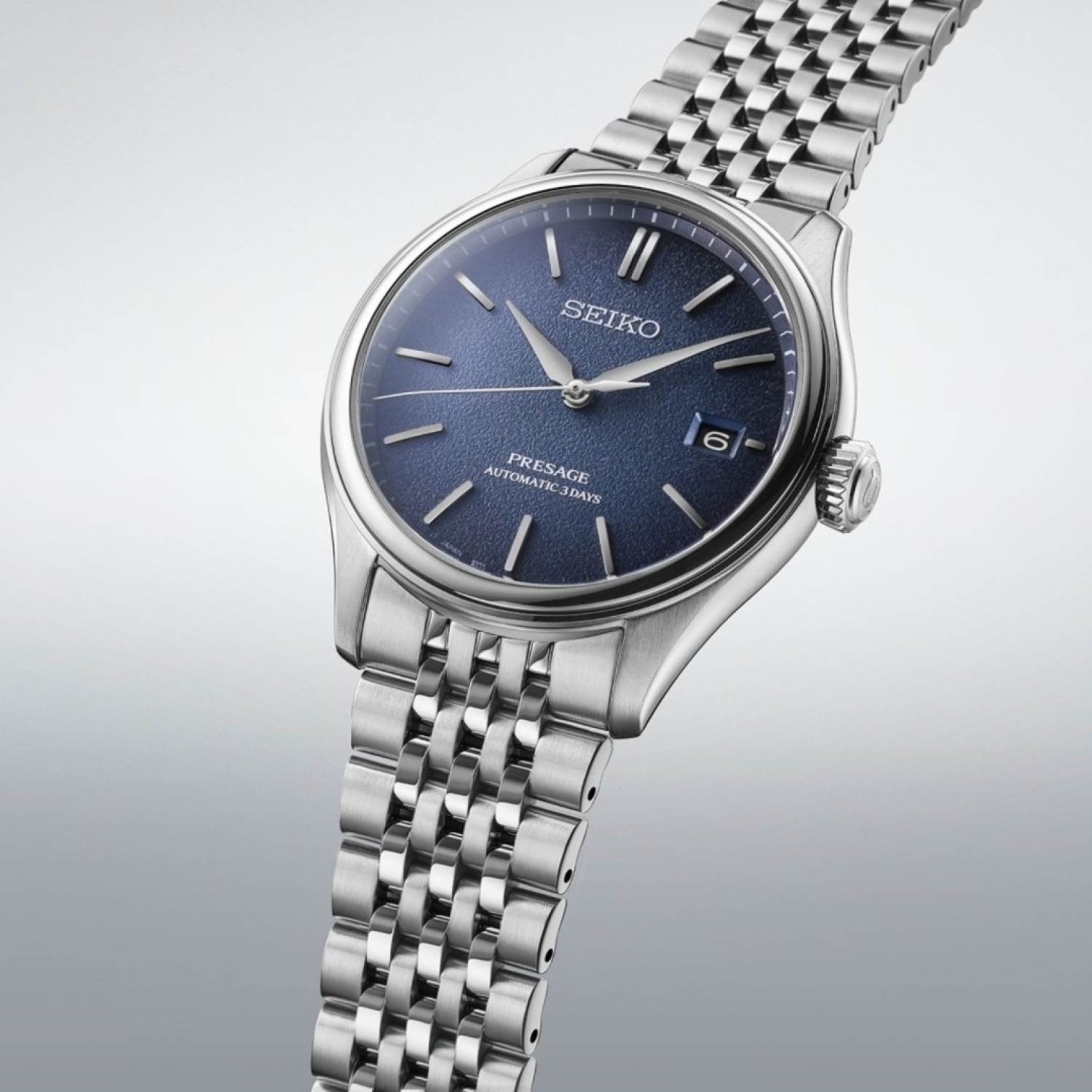 Christies Jewellery NZ – SPB525J Seiko Presage Classic Blue Dial Watch SPB525J Seiko Presage Classic Series – Blue Dial Automatic Watch with 72-Hour Power Reserve