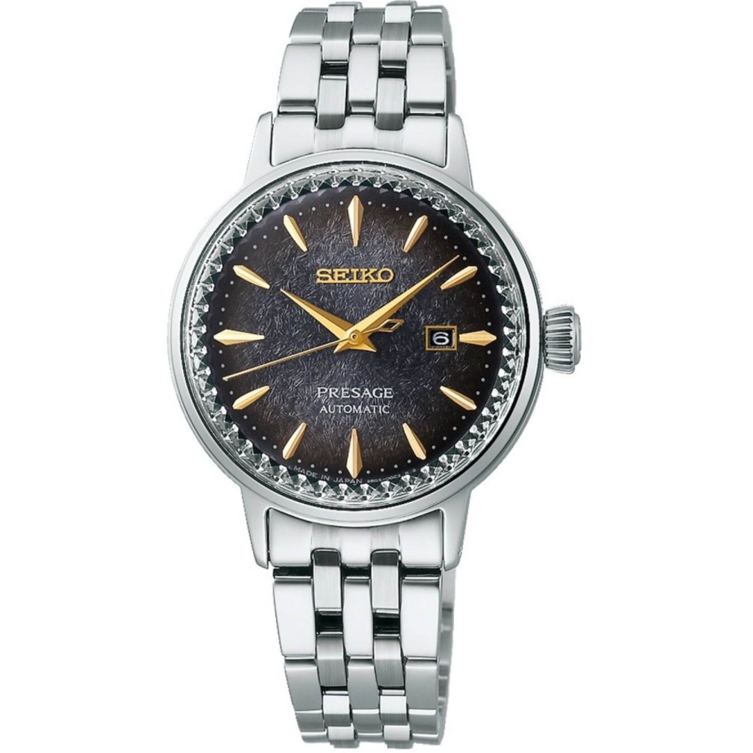 Christies Jewellery - SRE015J Seiko Presage Star Bar Limited Edition Watch Auckland NZ SRE015J Seiko Presage Star Bar Limited Edition Watch SRE015J1 - Stainless steel casing with charcoal black dial