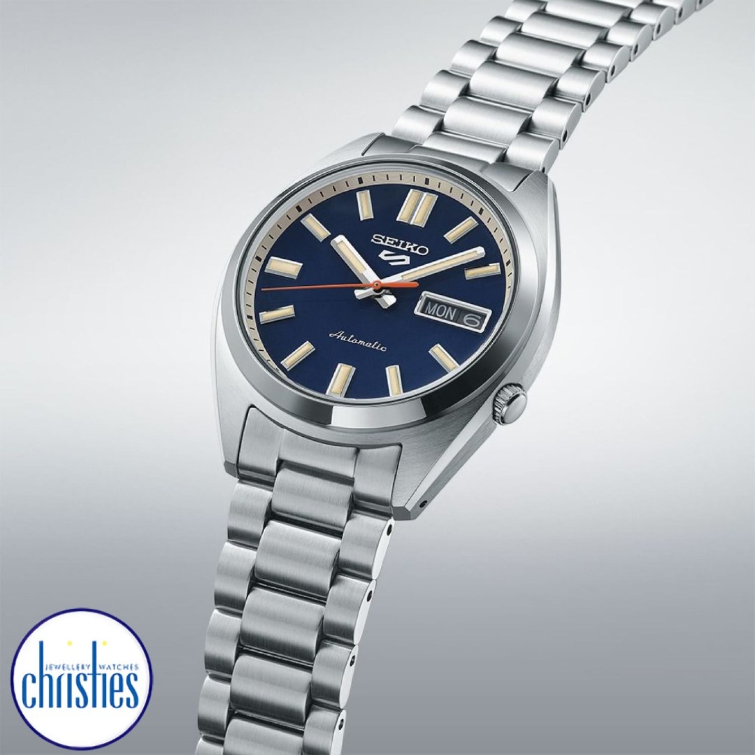 Christies Jewellery - SRPK87K Seiko 5 Sports Blue Dial Watch Watches Auckland NZ SRPK87K Seiko 5 Sports Blue Dial Watch SRPK87K1 Seiko Watches NZ | Seiko's commitment to craftsmanship ensures that each watch is made with precision and attention to detail.