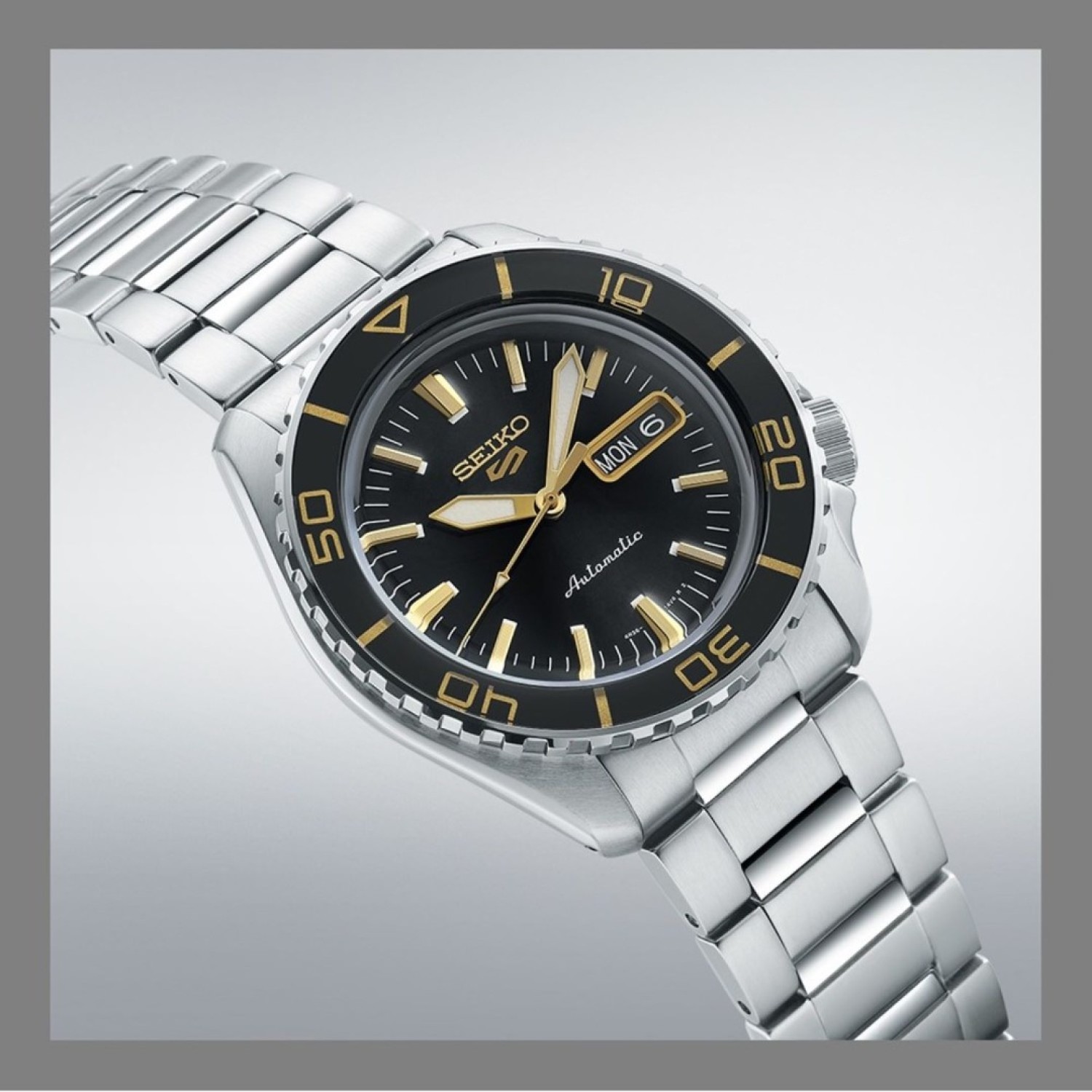 Christies Jewellery - SRPK99K Seiko 5 Sports Black Dial Watch Watches Auckland NZ SRPK99K Seiko 5 Sports Black Dial Watch SRPK99K1 Seiko Watches NZ | Seiko's commitment to craftsmanship ensures that each watch is made with precision and attention to detail.