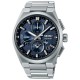 SSH161J Seiko Astron GPS Dual Time Chronograph – Seiko Watches NZ | Seiko's commitment to craftsmanship ensures that each watch is made with precision and attention to detail. SSH161J Seiko Astron GPS Dual Time Chronograph with titanium casing and blue textured dial.