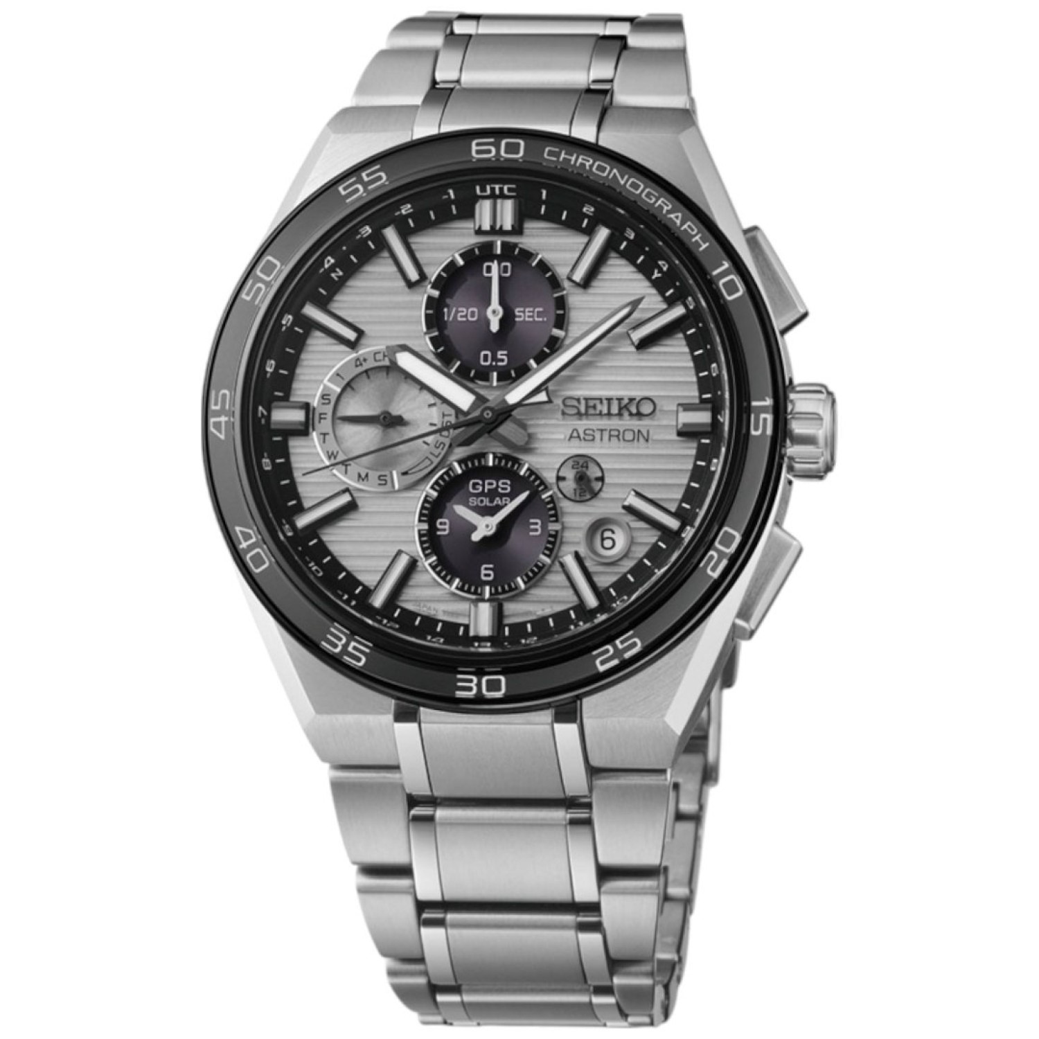 SSH177J Seiko Astron GPS Dual Time Chronograph – Seiko Watches NZ | Titanium Case, Silvery Grey Dial SSH177J Seiko Astron GPS Dual Time Chronograph with Titanium Case and Silvery Grey Dial – Seiko Watches NZ