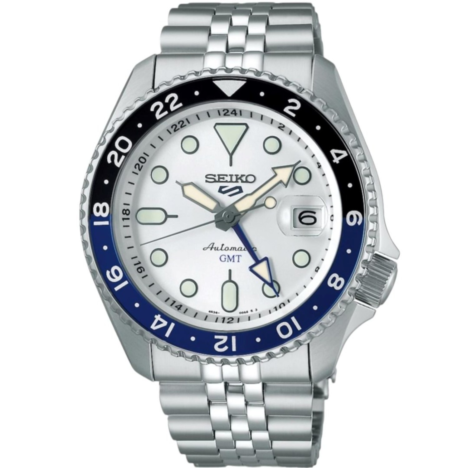 Christies Jewellery - SSK033 Seiko 5 Sports GMT Navigator Watch Auckland NZ SSK033 Seiko 5 Sports GMT Navigator Watch SSK033K1 Seiko Watches NZ