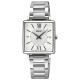 SWR111P Seiko Ladies Analogue Square Watch by Seiko Watches NZ |  Seiko's commitment to craftsmanship ensures that each watch is made with precision and attention to detail.
