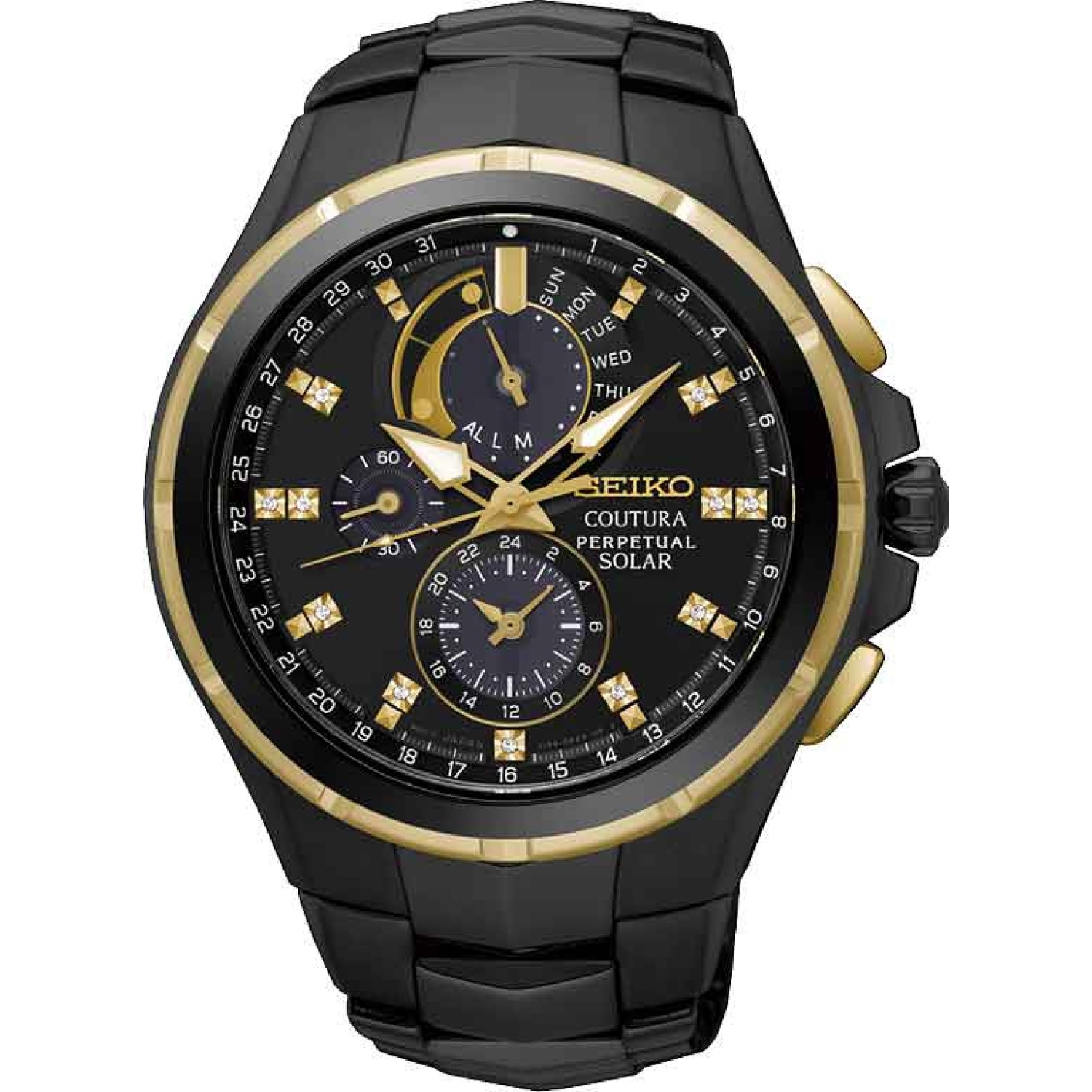 SSC573P Seiko Solar Perpetual Diamond Watch SSC573P - Christies Jewellery New Zealand's Online Seiko Watches Watch Stockist SSC573P Seiko Solar Perpetual Chronograph Diamond Watch. The Seiko SSC561P-9 features state-of-the-art perpetual calendar, chronograph timekeeping and stunning diamond hour markers, this mens Seiko Coutura watch defines timeless style. 3 Months No Payment