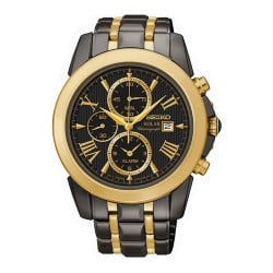 SSC218P  SEIKO Le Grand Sport Gold Solar Chronograph Watch