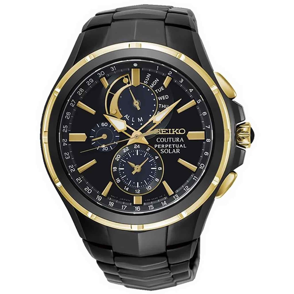 Seiko solar deals chronograph sapphire crystal