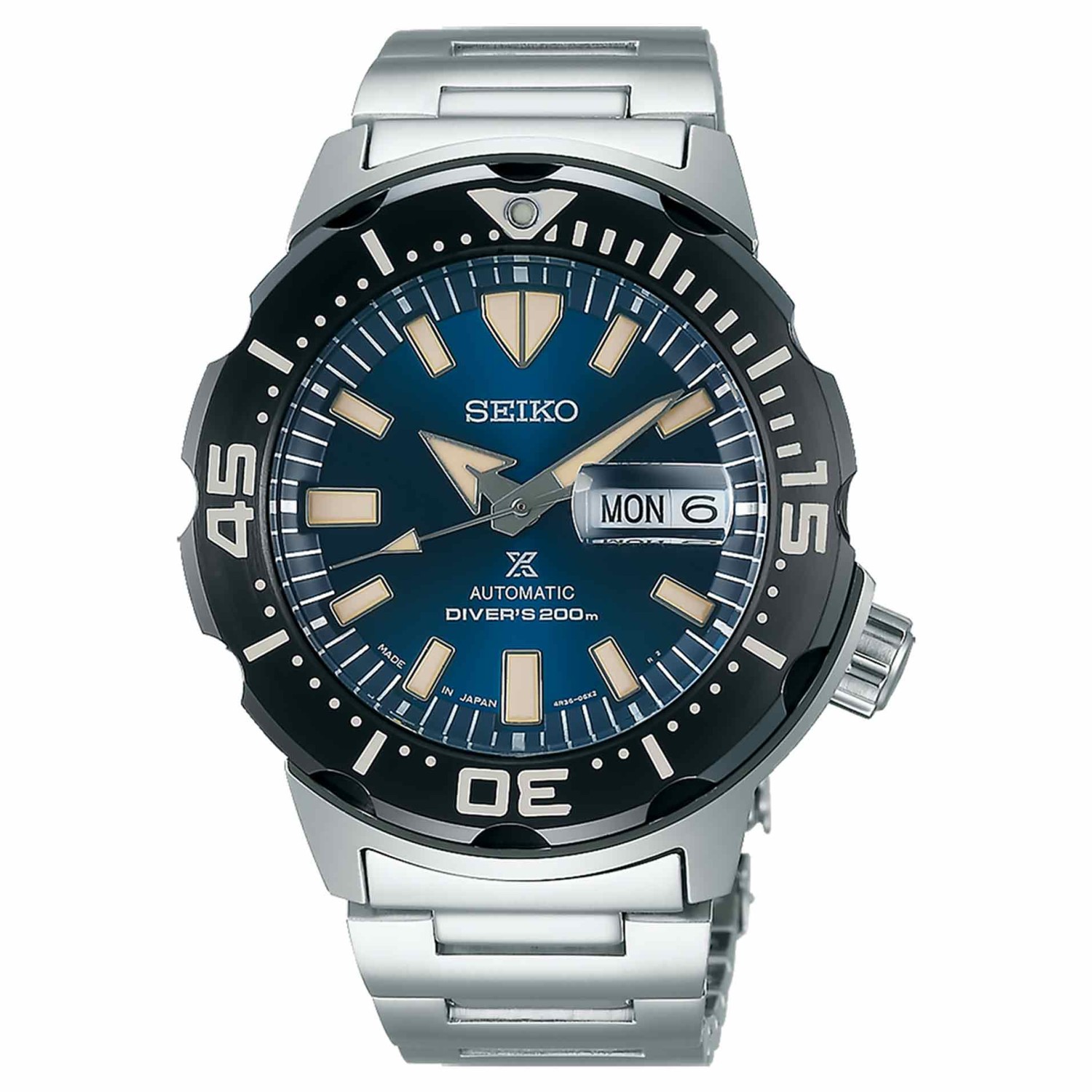 SRPD25K SEIKO Prospex Automatic PROSPEX Monster Divers Watch. The Seiko SRPD25K Dive Watch is available at your Seiko Dive Watch Specialist  - Christies Papatoetoe and Watch Station Manukau3 Months No Payments and Interest for Q Card holders Oxipay is sim