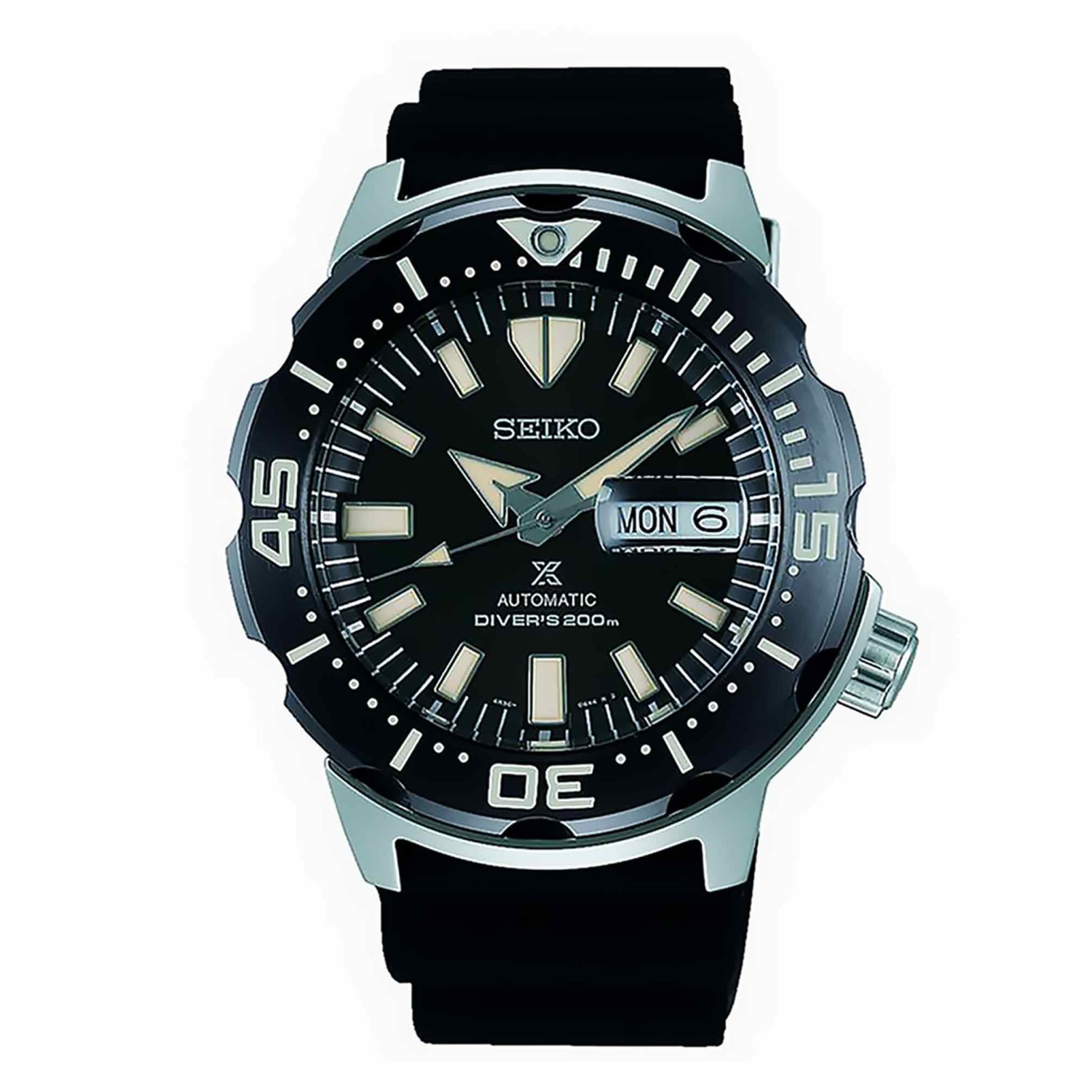 SRPD27K SEIKO Prospex Automatic PROSPEX Monster Divers Watch. The Seiko SRPD27K Dive Watch is available at your Seiko Dive Watch Specialist  - Christies Papatoetoe and Watch Station Manukau3 Months No Payments and Interest for Q Card holders Oxipay is sim
