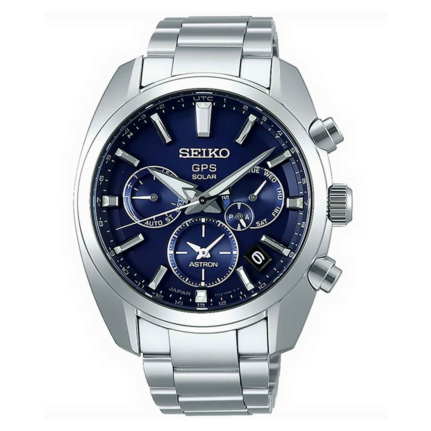 SSH019J SEIKO Gents Astron GPS Solar Dual Time Watch. 3 Months No Payments and Interest for Q Card holders This watch is pressure rated at 200 metres or 20bar. This means it is suitable for water sports and wearing in the surf and diving.  No Watch should