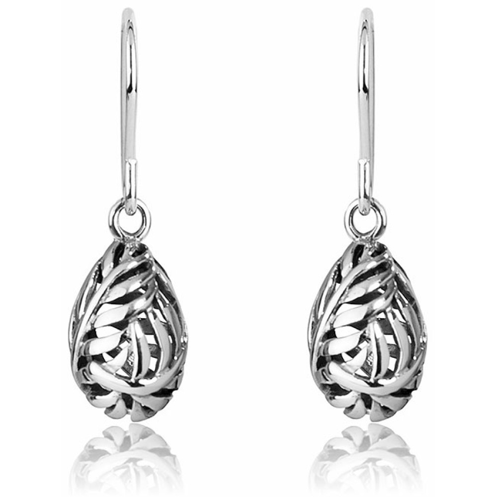 Evolve Silver Fern Earrings. Evolves exquisite silver fern drops honour New Zealand’s beautiful flora and fauna. This intricately wrapped fern represents inner strength and protection.  A treasured New Zealand symbol that can be worn with prid @christies.