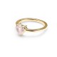 Stolen Talon Ring-Gold Plated by Stolen Girlfriends Club Jewellery | with Pink topaz heart 
