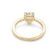 Stolen Talon Ring-Gold Plated by Stolen Girlfriends Club Jewellery | with Pink topaz heart 