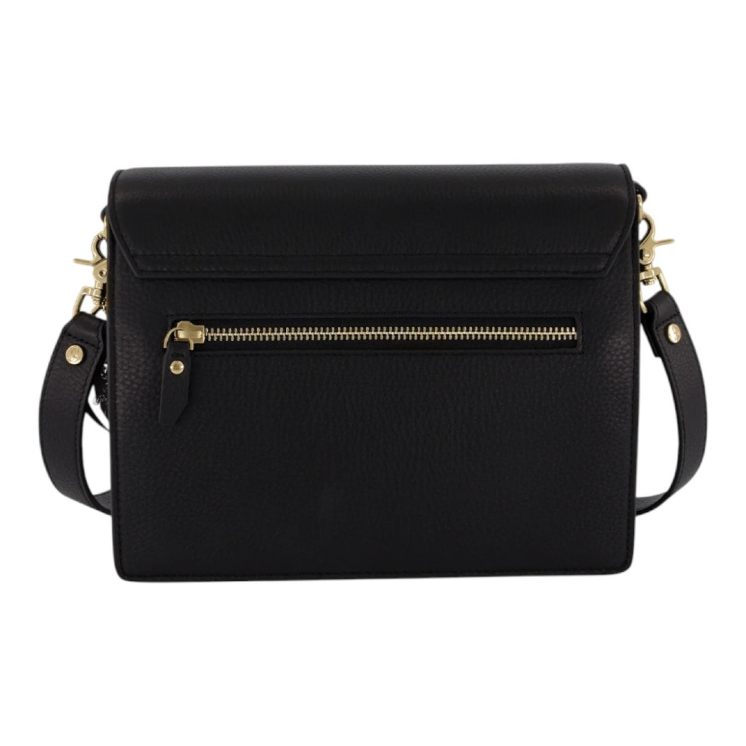 Big Trouble Bag – Stolen Girlfriends Club | Christies Jewellery & Watches Big Trouble Bag by Stolen Girlfriends Club – Black Leather with Gold Hardware & Puff Heart Charm