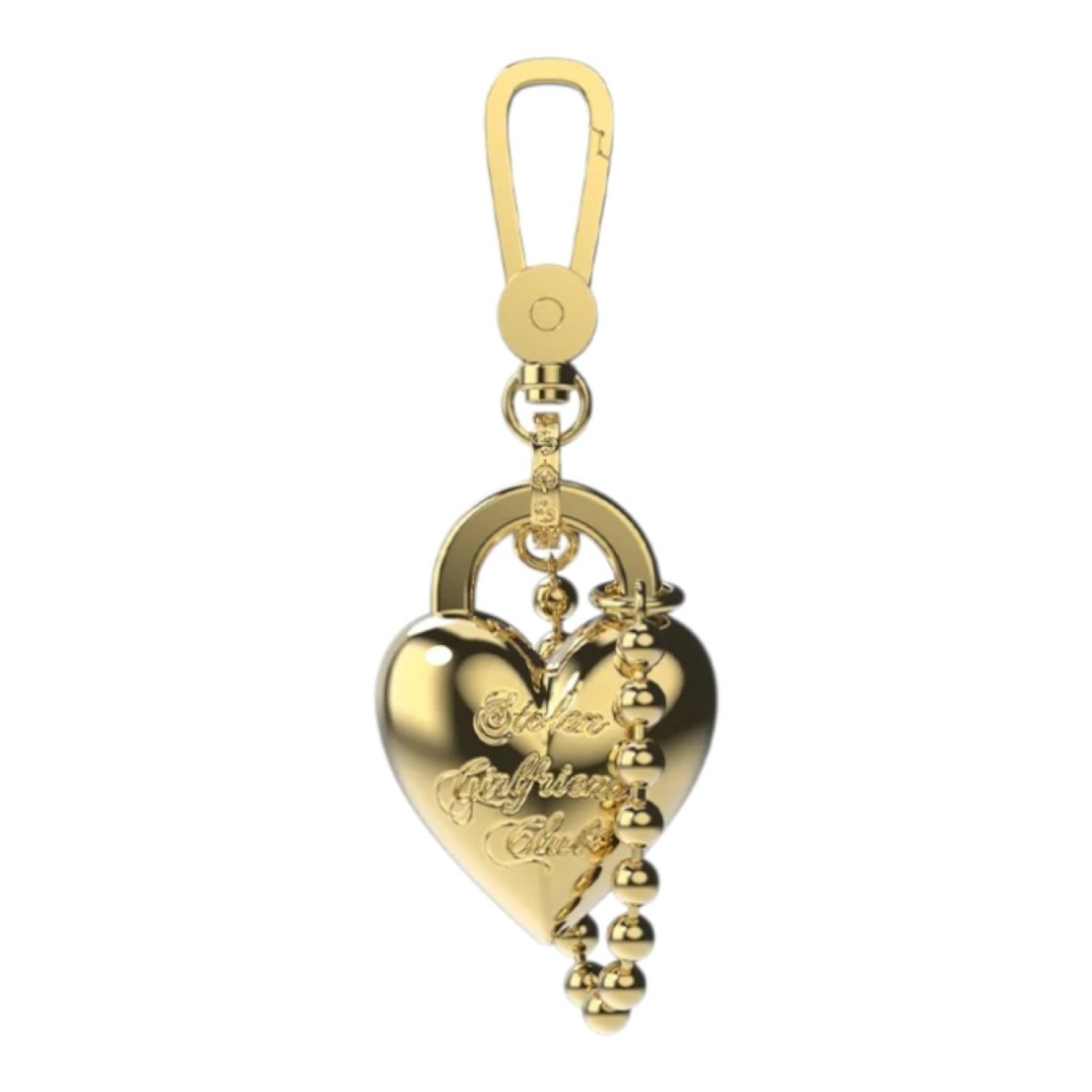 Big Trouble Bag – Stolen Girlfriends Club | Christies Jewellery & Watches Big Trouble Bag by Stolen Girlfriends Club – Black Leather with Gold Hardware & Puff Heart Charm