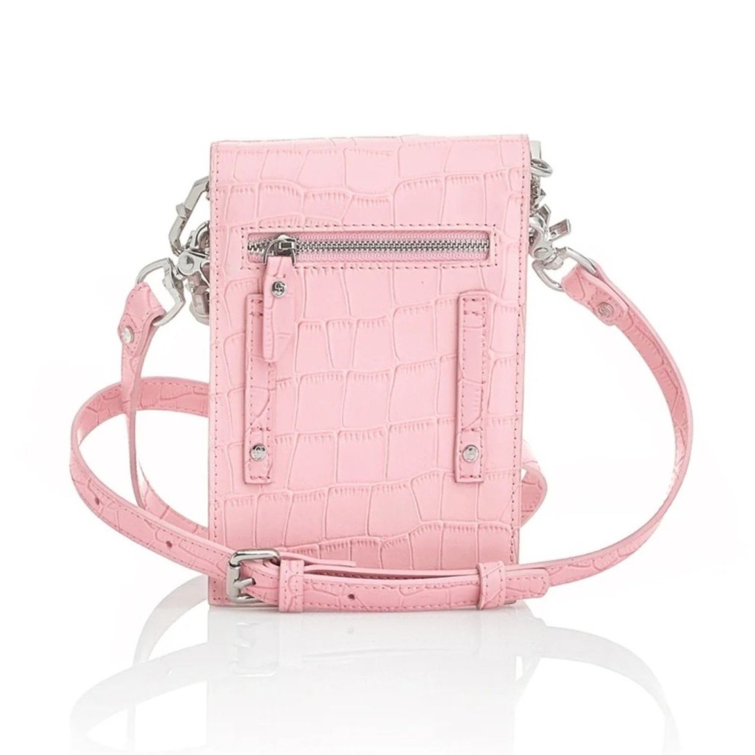 On Tour Bag – Stolen Girlfriends Club Jewellery | Christies Jewellery & Watches On Tour Bag by Stolen Girlfriends Club Jewellery | Pink colour with silver tone hardware