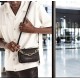 Little Trouble Bag Gold – Stolen Girlfriends Club Jewellery | Christies Jewellery & Watches Little Trouble Bag Gold by Stolen Girlfriends Club Jewellery | Mattie Black with Gold chain strap