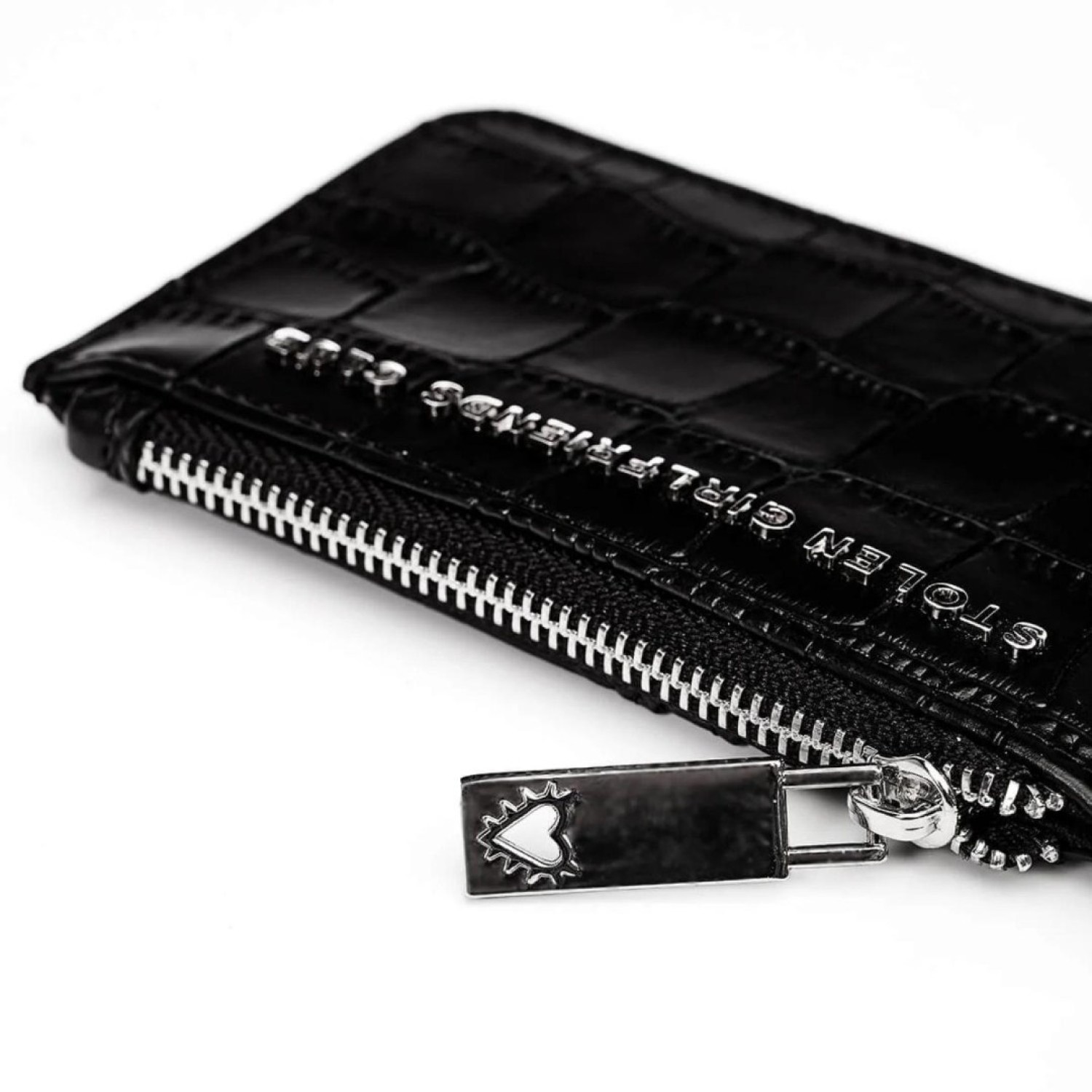 Stolen Card Holder Black – Stolen Girlfriends Club Jewellery | Christies Jewellery & Watches Stolen Card Holder Black by Stolen Girlfriends Club Jewellery | Matte Black Colour with Silver Hardware