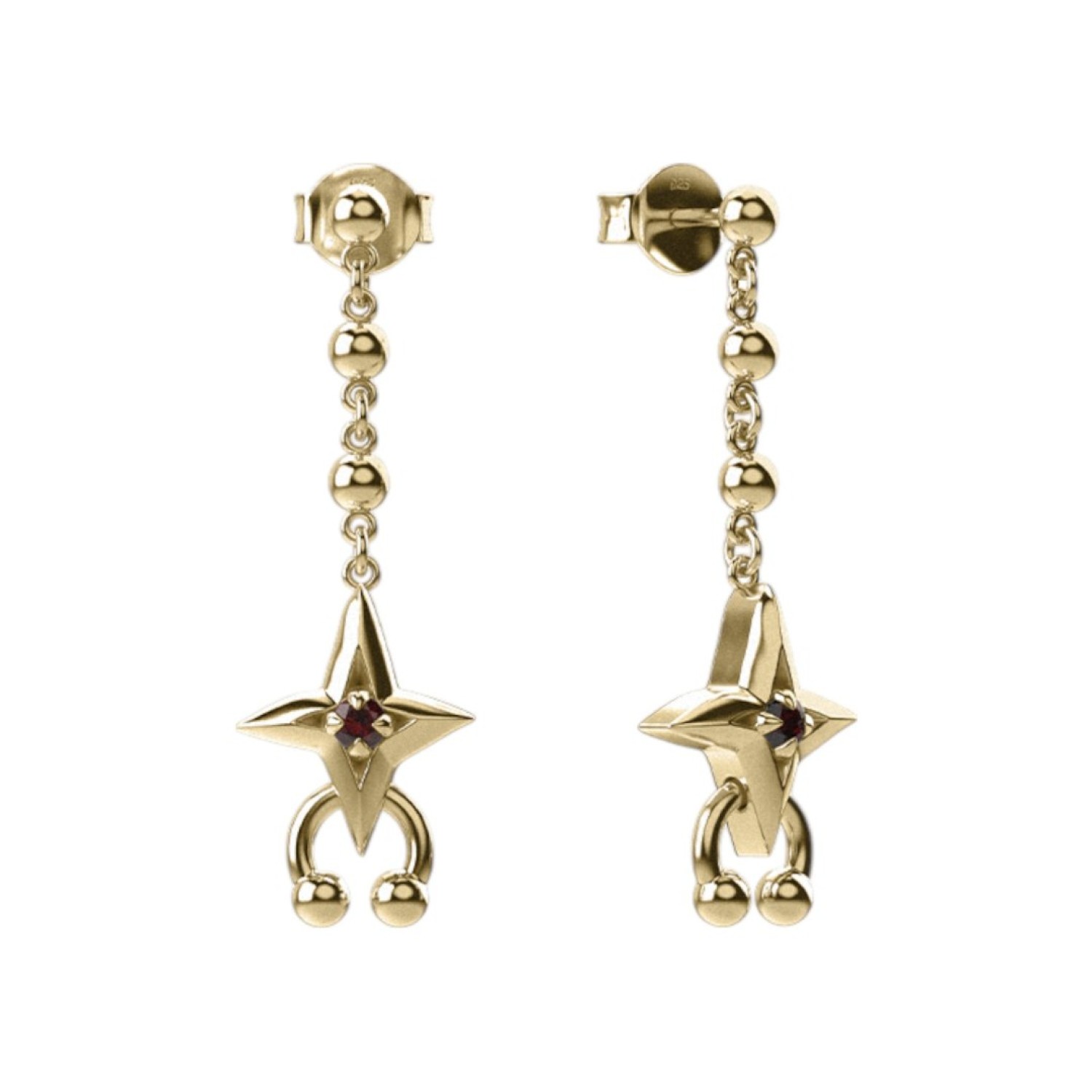 COSMIC PUNK DROP EARRINGS - GOLD PLATED JWL3-25-1-GP – Stolen Girlfriends Club Jewellery | Christies Jewellery & Watches COSMIC PUNK DROP EARRINGS - GOLD PLATED JWL3-25-1-GP by Stolen Girlfriends Club Jewellery | Christies Jewellery & Watches
