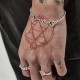 Punk Jagged Heart Bracelet JWL1-25-27 – Stolen Girlfriends Club Jewellery Punk Jagged Heart Bracelet JWL1-25-27 by Stolen Girlfriends Club Jewellery | Silver Bracelet featuring a jagged heart design
