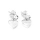 Stolen Mini Love Chain Earring JWL1-25-28 – Stolen Girlfriends Club Jewellery Stolen Mini Love Chain Earring JWL1-25-28 by Stolen Girlfriends Club Jewellery | Silver Heart with Stolen engraved drop studs earrings