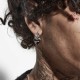 Stolen Mini Love Chain Earring JWL1-25-28 – Stolen Girlfriends Club Jewellery Stolen Mini Love Chain Earring JWL1-25-28 by Stolen Girlfriends Club Jewellery | Silver Heart with Stolen engraved drop studs earrings