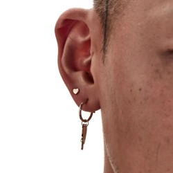 Tiny Stolen Heart Earrings - Gold Plated Tiny Stolen Heart Earrings - Gold Plated