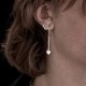 FALLING STOLEN HEART EARRING JWL17008 – Stolen Girlfriends Club Jewellery FALLING STOLEN HEART EARRING JWL17008 by Stolen Girlfriends Club Jewellery | Silver Thread earring with heart