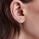TINY STOLEN BAR EARRINGS - GOLD PLATED – Stolen Girlfriends Club Jewellery TINY STOLEN BAR EARRINGS - GOLD PLATED by Stolen Girlfriends Club Jewellery | Bar shaped earring with Stolen engraved with butterfly fastening