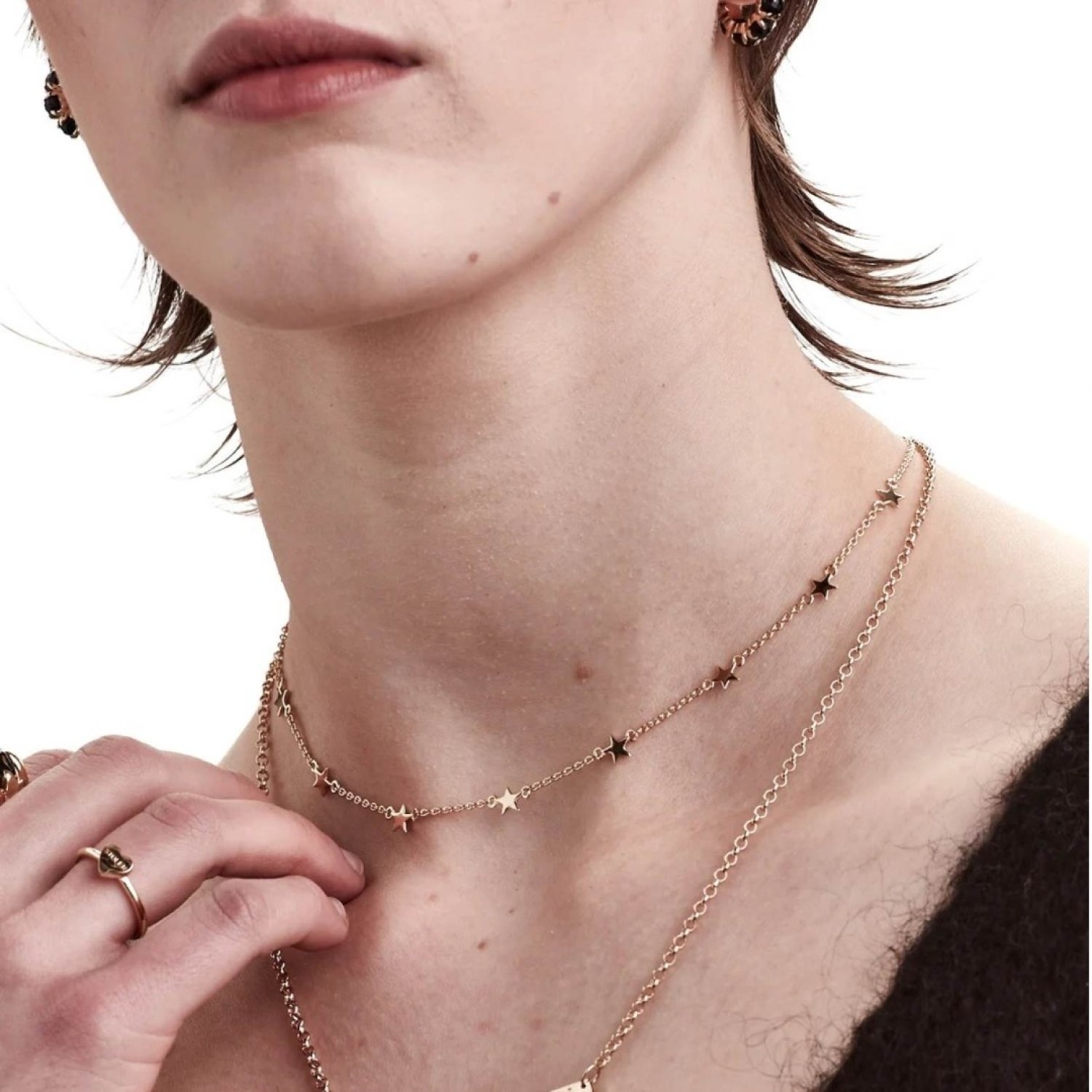 Stolen Star Choker - Gold Plated – Stolen Girlfriends Club Jewellery Stolen Star Choker - Gold Plated by Stolen Girlfriends Club Jewellery
