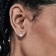 Love Locket Stud Earrings – Romantic Silver Heart Padlock Design Love Locket Stud Earrings by Stolen Girlfriends Club Jewellery | Silver heart-shaped padlock earrings with spikes and 'Stolen' engraving, featuring a polished finish.