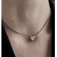 Stolen Talon Necklace Silver by Stolen Girlfriends Club Jewellery - Pink Topaz Heart Pendant Stolen Talon Necklace Silver by Stolen Girlfriends Club Jewellery | with pink topaz heart pendant